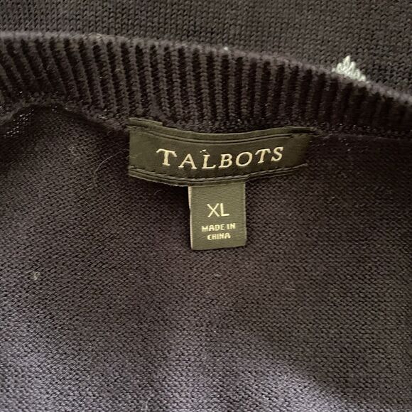 Talbots Knit Sleeveless Tank Top Size XL Retro 80s Rainbow Hearts Lagenlook - Picture 5 of 6